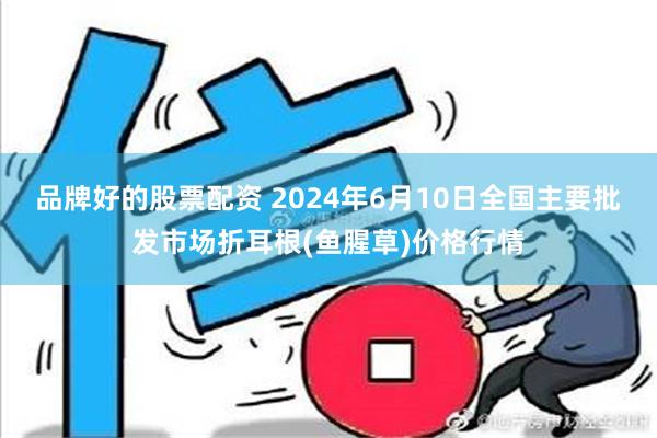 品牌好的股票配资 2024年6月10日全国主要批发市场折耳根(鱼腥草)价格行情