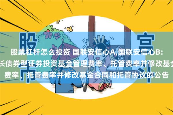 股票杠杆怎么投资 国联安信心A,国联安信心B: 关于降低国联安信心增长债券型证券投资基金管理费率、托管费率并修改基金合同和托管协议的公告